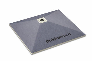 Dukkaboard 1200x1200mm Wetroom Shower Tray Former - Square Drain End Off Centre