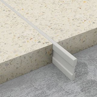 Atrim 25mm Terrazzo Dividing Strip PVC White - 2m