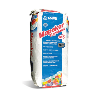 Mapei Mapeker Rapid Set Flex White Rapid tile adhesive C2FT - 20kg