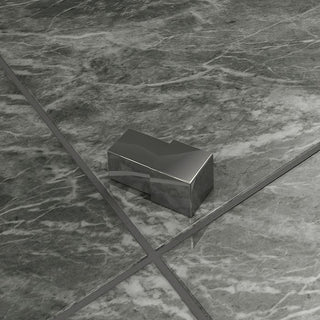 Atrim 8mm Aluminium Chrome Cube Corner Piece