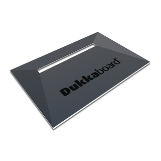 Dukkaboard 1900x1050mm Wetroom Shower Tray Former Quad Gradient - Long Side Channel Drain 1200