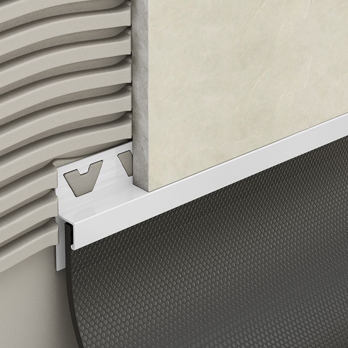 Atrim 7.5mm Tile to Vinyl Profile PVC Black - 2.5m – Trimline Group