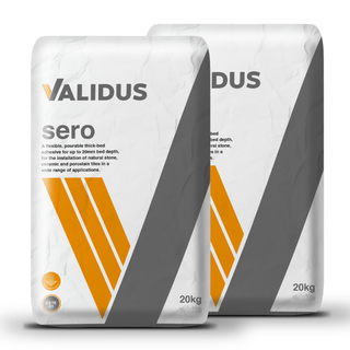 Validus Sero Grey Tile Adhesive C2TE S1 - 20kg