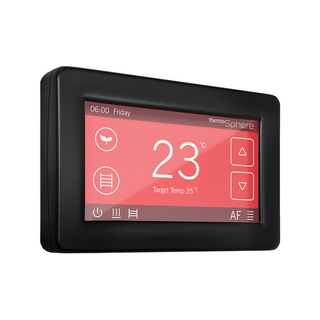 Thermosphere Dual Control Black Thermostat