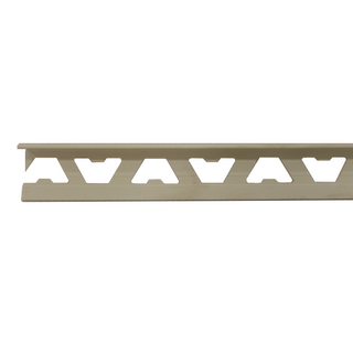 Atrim 8mm Straight Edge PVC Tile Trim - 2.5m