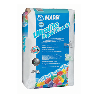 Mapei MP Ultralite Rapid FlexS1 Grey Rapid tile adhesive C2FTS1 - 15kg