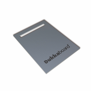 Dukkaboard 1200x1250mm Wetroom Shower Tray Former Twin Gradient, Long Side Channel Drain 1000