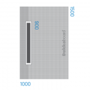 Dukkaboard Shower-Trays - Channel Drain - Long Twin Gradient-1000x1500mm