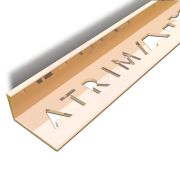 Atrim Polished Copper Coated Effect Aluminium Straight Edge - 2.5m