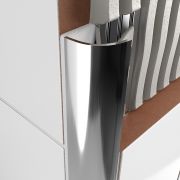 Atrim Aluminium Round Edge - Open Profile