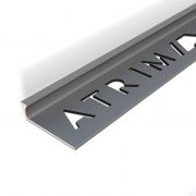 Atrim Basalt Coated Effect Aluminium Straight Edge - 2.5m
