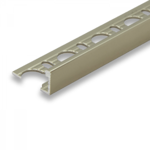 Progress Profiles Titanium Aluminium Straight Edge - 2.7m
