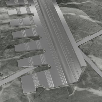 Atrim Aluminium Formable Square Edge Profile - 2.5m