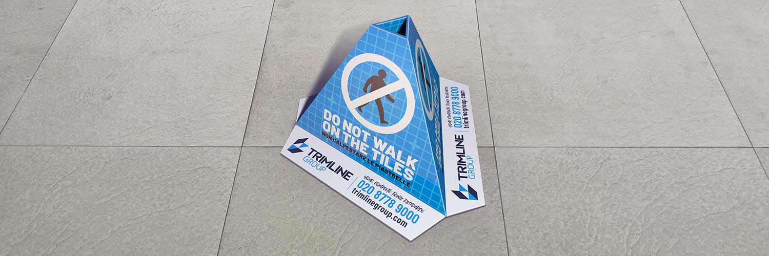 Trimline releases its free New Laid Floor Warning Cones